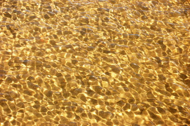 istock sand water ripples sun gold yellow glitter 1027480358