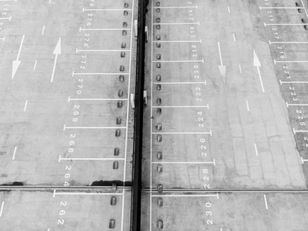 istock large empty vacant parking lot. aerial view 1027483244