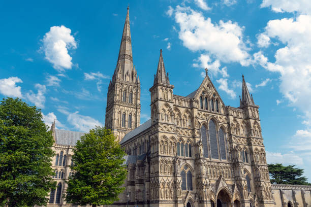 The Salisbury Cathedral in England
