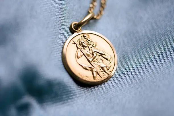 Photo of St Christopher Golden Trinket