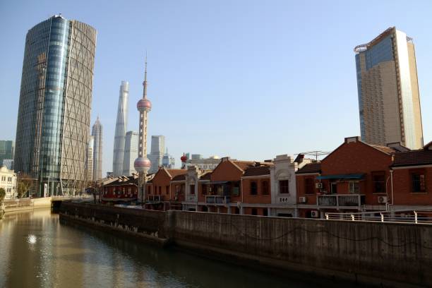 istock Suzhou Creek in Hongkou district, Shanghai 1027510536