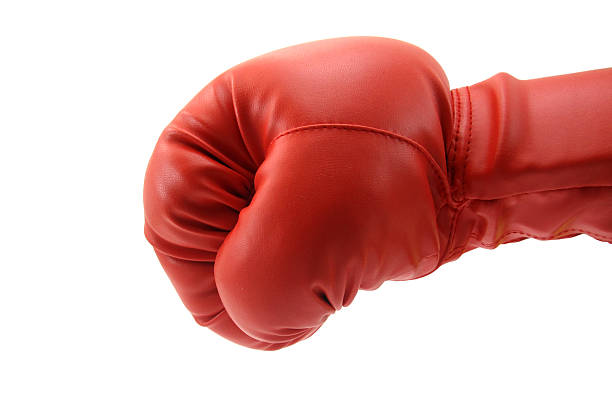istock Punch by red boxing glove 102751968