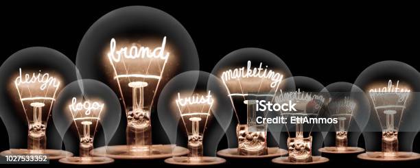 Light Bulbs Concept Stock Photo - Download Image Now - Marketing, Advertisement, Creativity