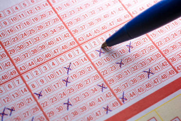 istock Completed lottery ticket as a symbol of fast wealth 1027536626