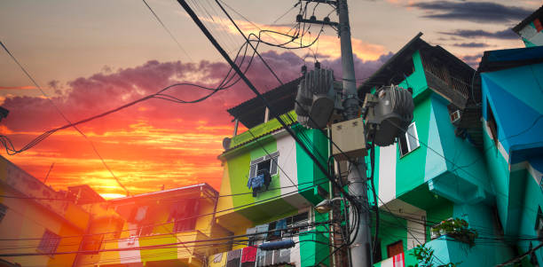 centrum rio de janeiro i favela - urca zdjęcia i obrazy z banku zdjęć