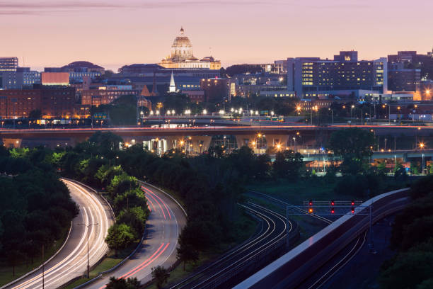 istock Panorama of St. Paul with State Capitol Building 1027564824