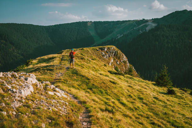istock Back to nature - hiking in mountains in summer 1027586260