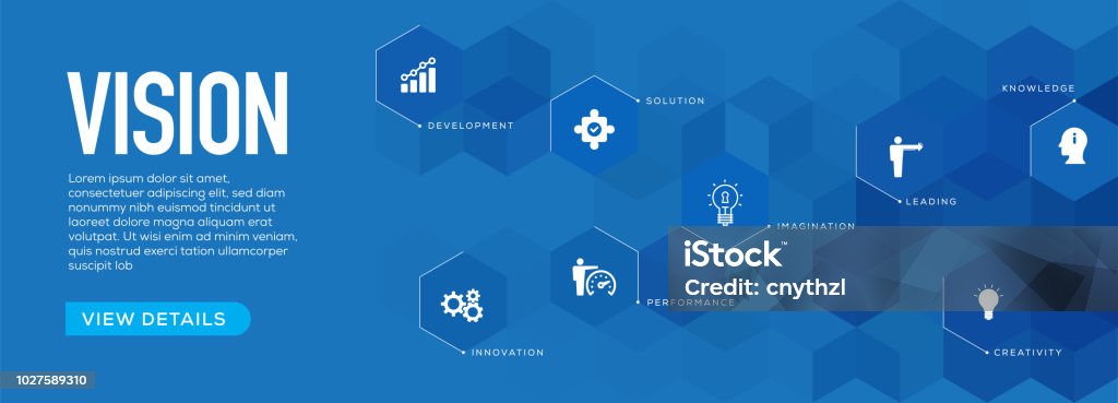 Vision Banner Vector File Vision Banner Design Stock Illustration - Download Image Now - Abstract ...