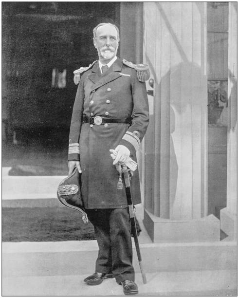 istock Navy and Army antique historical photographs: Rear Admiral Ernest Rice 1027618518