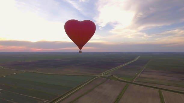 istock Hot air balloon in the sky 1027619312