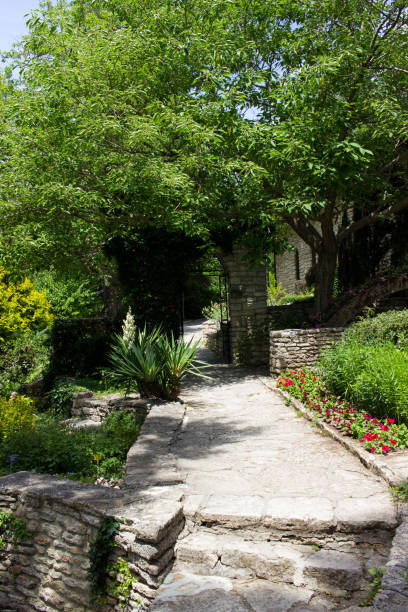 istock A stone alley in Balchik palace, Bulgaria 1027623050