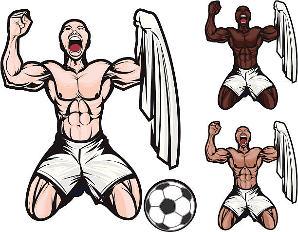 piłki nożnej! - ju jitsu stock illustrations