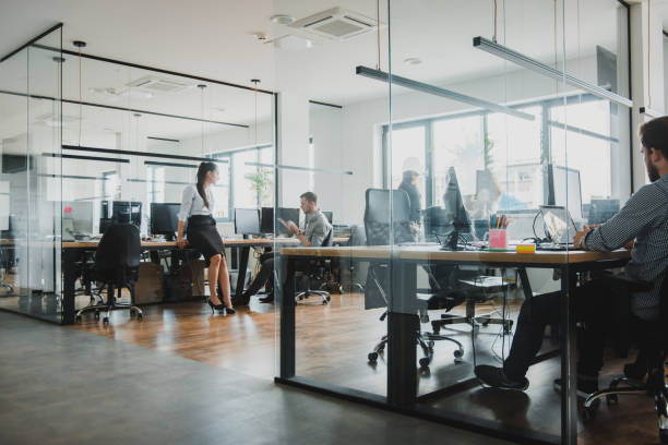 istock Businesspeople brainstorming in the office 1027634356