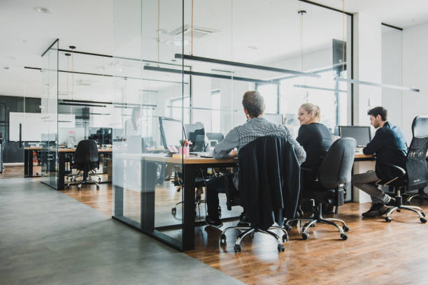 istock Group of people working in the office 1027634514