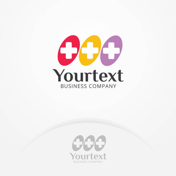 Total care logo design Total care logo design. health and medical logo. Clinic logo template total help stock illustrations