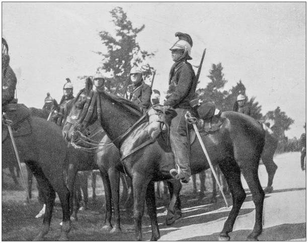 istock Navy and Army antique historical photographs 1027649310