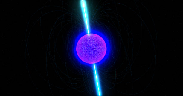 istock A neutronstar with high energy gamma ray beams. 1027656564