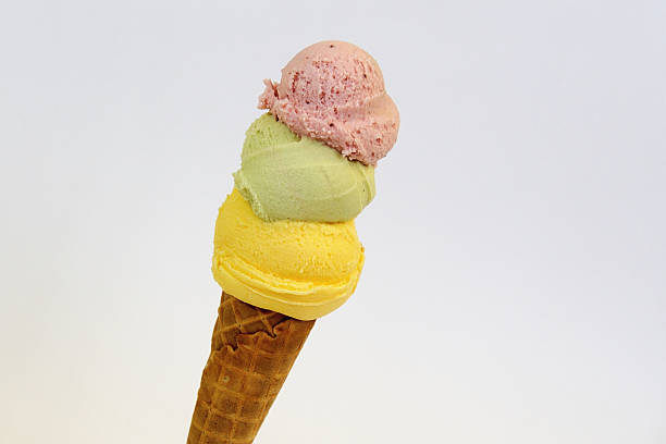 istock Multi-couloured Italian ice cream 102767488