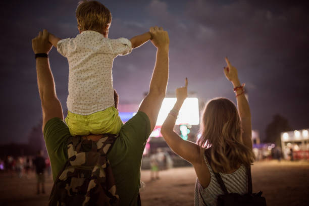 Family on festival