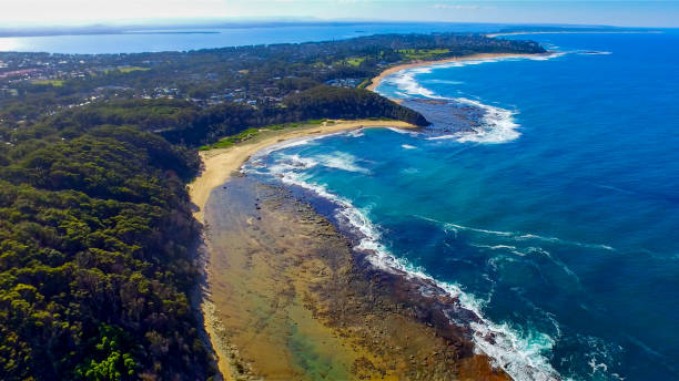 istock Aerial view of beaches and coastline 1027694248