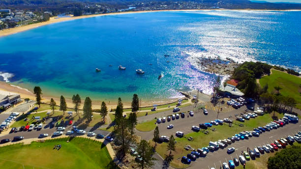istock Aerial view of beaches and coastline 1027694404