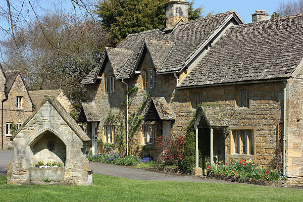 istock Springtime in the Cotswolds village of Lower Slaughter 102769504