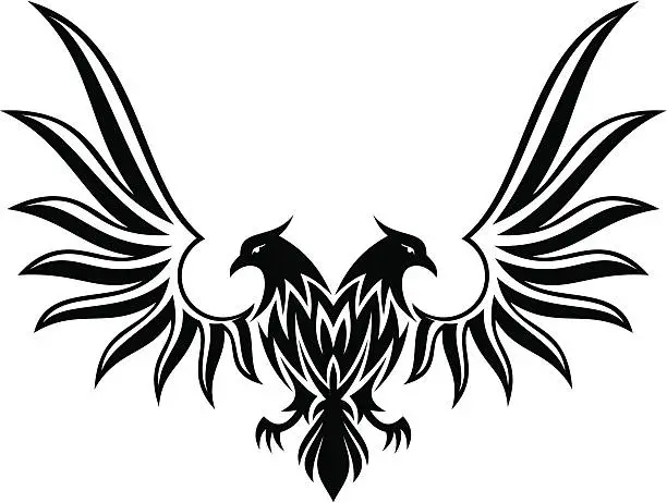 Vector illustration of Double headed eagle 2