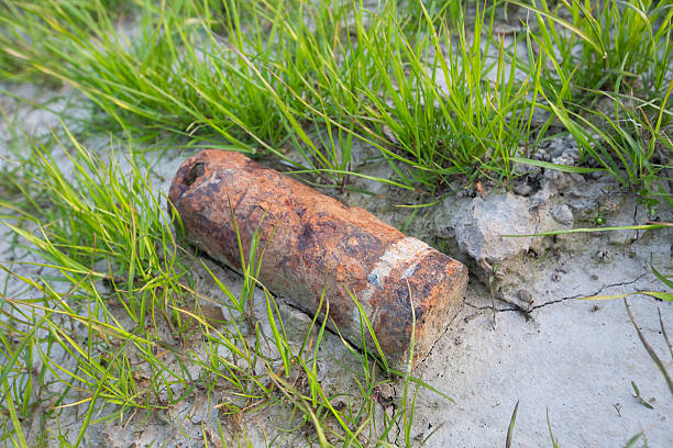 Monumento conmemorativo WWI bomba en Flandes - foto de stock