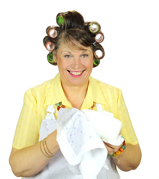 istock Wiping Up Housewife 102771205