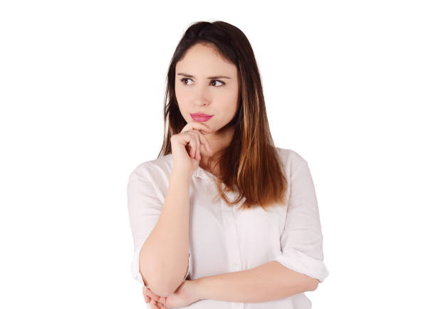 istock young thoughtful woman 1027718588