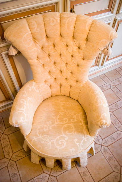 istock old armchair with orange fabric 102772264