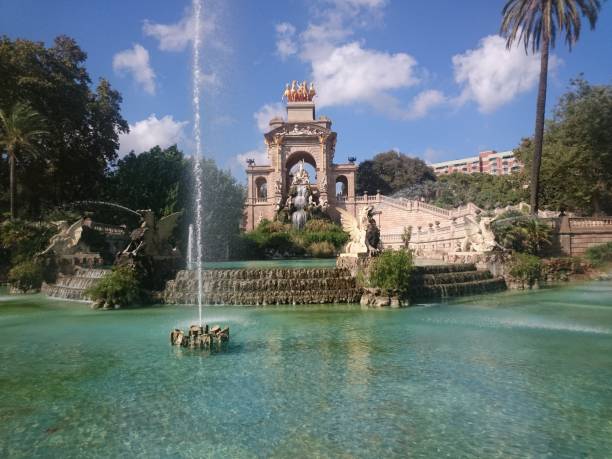 istock Fountain in a Parc de la Citadella in Barcelona, Spain 1027730646