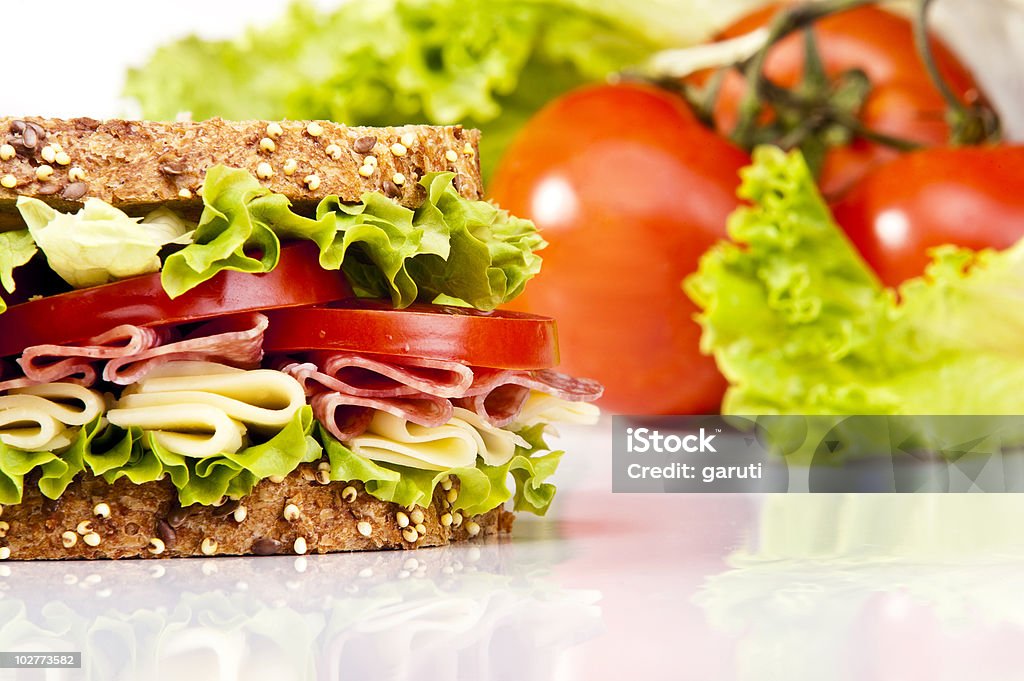 sandwich Sanduíche - Foto de stock de Alface royalty-free