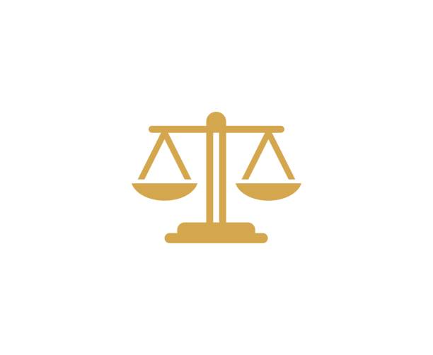 Scale icon This illustration/vector you can use for any purpose related to your business. law icons stock illustrations