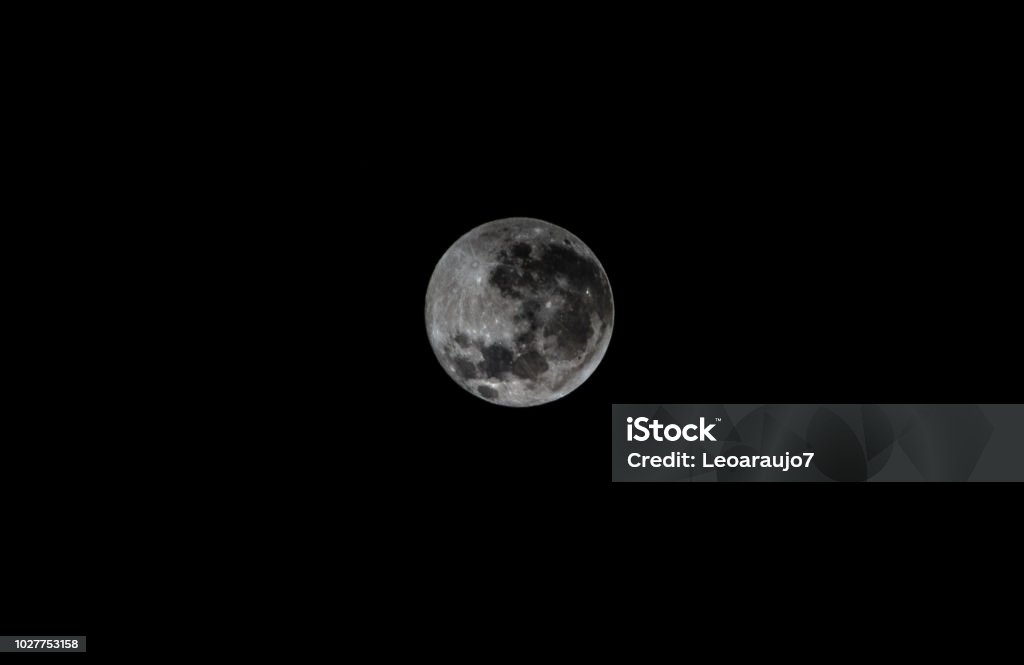 Full moon – Take the key Total full moon Astronomy Stock Photo