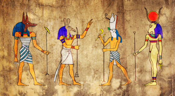Dioses y diosa egipcia photo