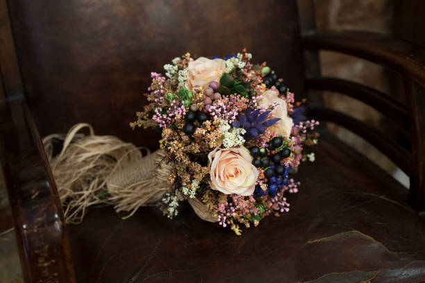 istock Vintage bridal bouquet 1027757920