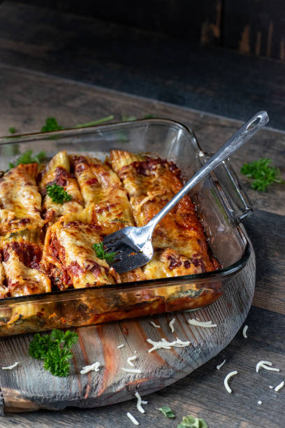 istock baked cannelloni pasta 1027758112