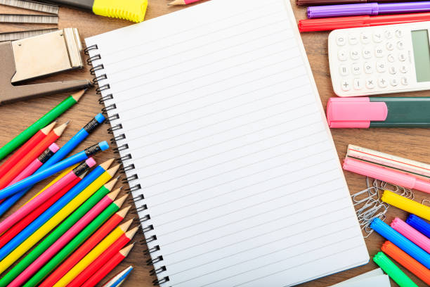 istock Set of office supplies 1027761004