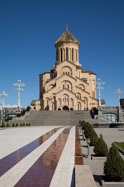 Tbilisi, Georgia, cathedral stock photo