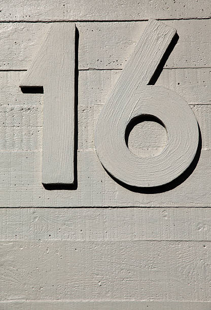 istock number sixteen concrete wall 102776774