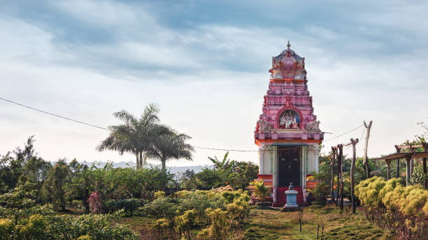 istock Ancient small Hindu temple in Goa, India 1027777132