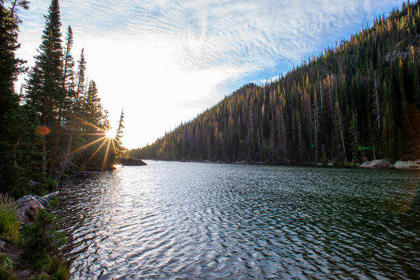 istock Sunrise at Rocky Mountains 1027778106