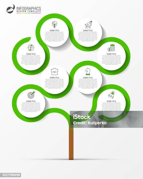 Infographic Design Template Creative Concept With 8 Steps Stock Illustration - Download Image Now