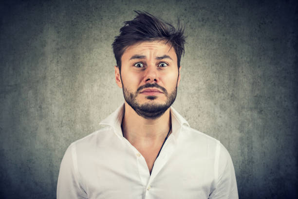 istock Scared adult man in panic 1027792546