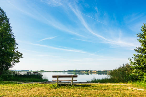 istock Landscape on a lake in Potzlow, Germany 1027807112