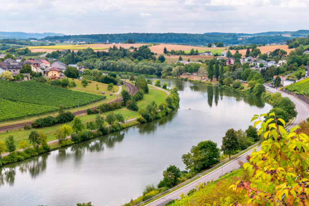 istock Village in Valley of Mosel River 1027811294