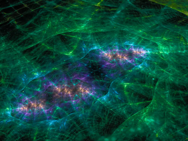 istock abstract fractal color digital background, design 1027816516