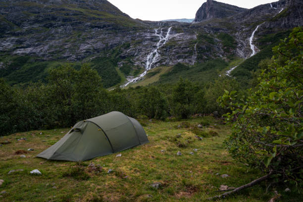 istock Camping in beautiful lanscape in Loen, Norway 1027822710