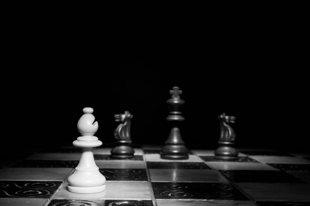istock Chess photographed on a chessboard 1027826070